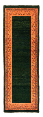 Tapis de couloir Tapis Gabbeh - Persan - 232 x 85 cm - bleu foncé