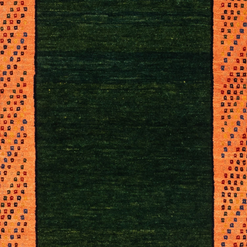 Tapis de couloir Tapis Gabbeh - Persan - 232 x 85 cm - bleu foncé