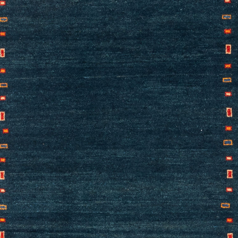 Tapis de couloir Tapis Gabbeh - Persan - 251 x 80 cm - bleu foncé