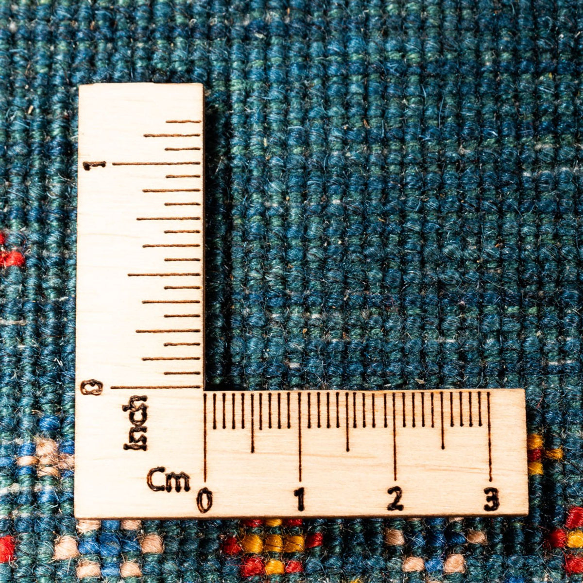 Tapis de couloir Tapis Gabbeh - Persan - 200 x 85 cm - bleu foncé