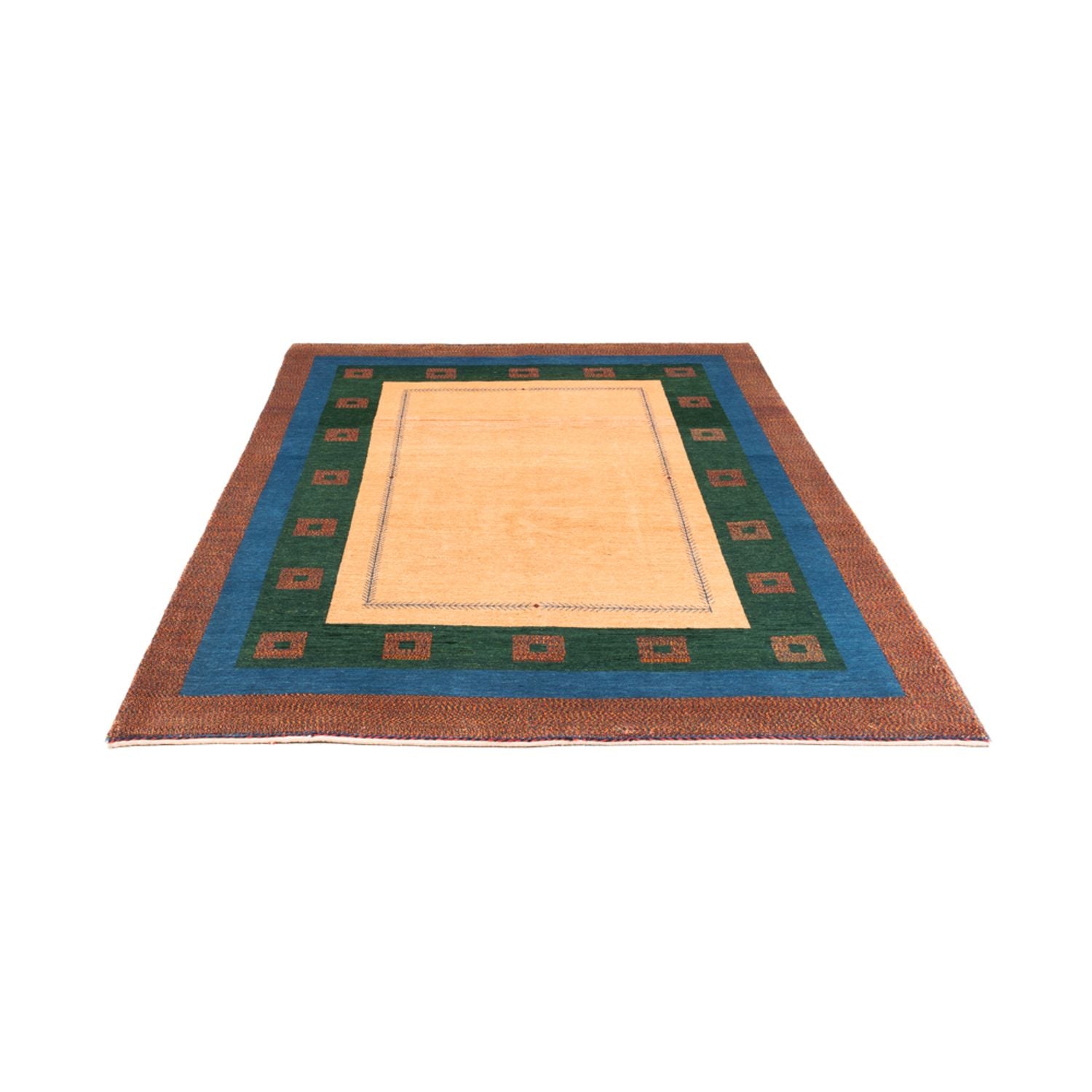 Tapis Gabbeh - Persan - 204 x 152 cm - crème