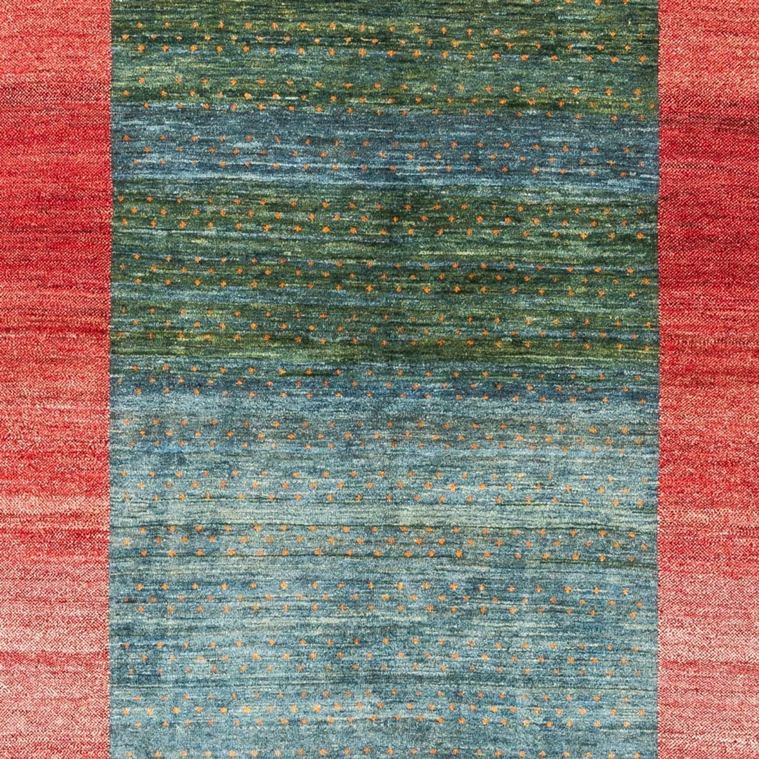 Tapis Gabbeh - Persan - 236 x 172 cm - vert