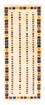 Tapis de couloir Tapis Gabbeh - Persan - 195 x 81 cm - crème