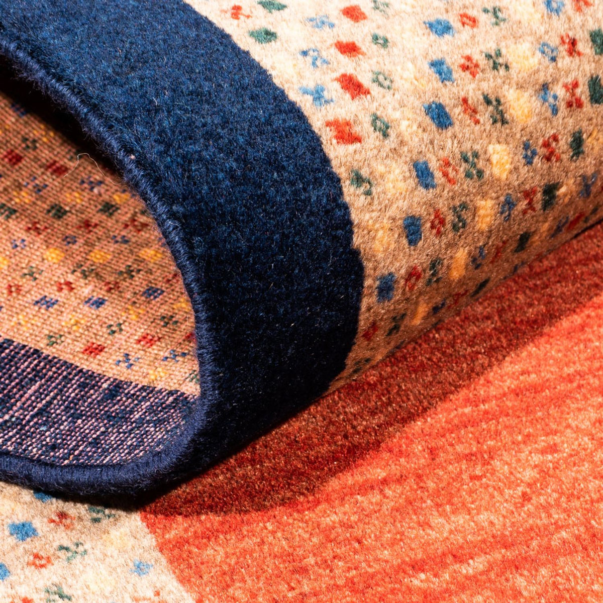 Tapis de couloir Tapis Gabbeh - Persan - 197 x 80 cm - rouge