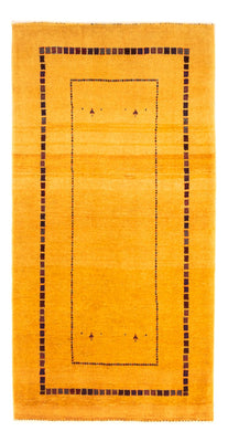 Tapis Gabbeh - Persan - 155 x 83 cm - jaune