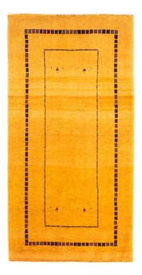 Tapis Gabbeh - Persan - 155 x 83 cm - jaune