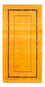 Tapis Gabbeh - Persan - 155 x 83 cm - jaune