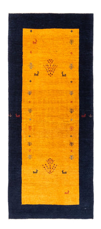 Tapis de couloir Tapis Gabbeh - Persan - 188 x 82 cm - or