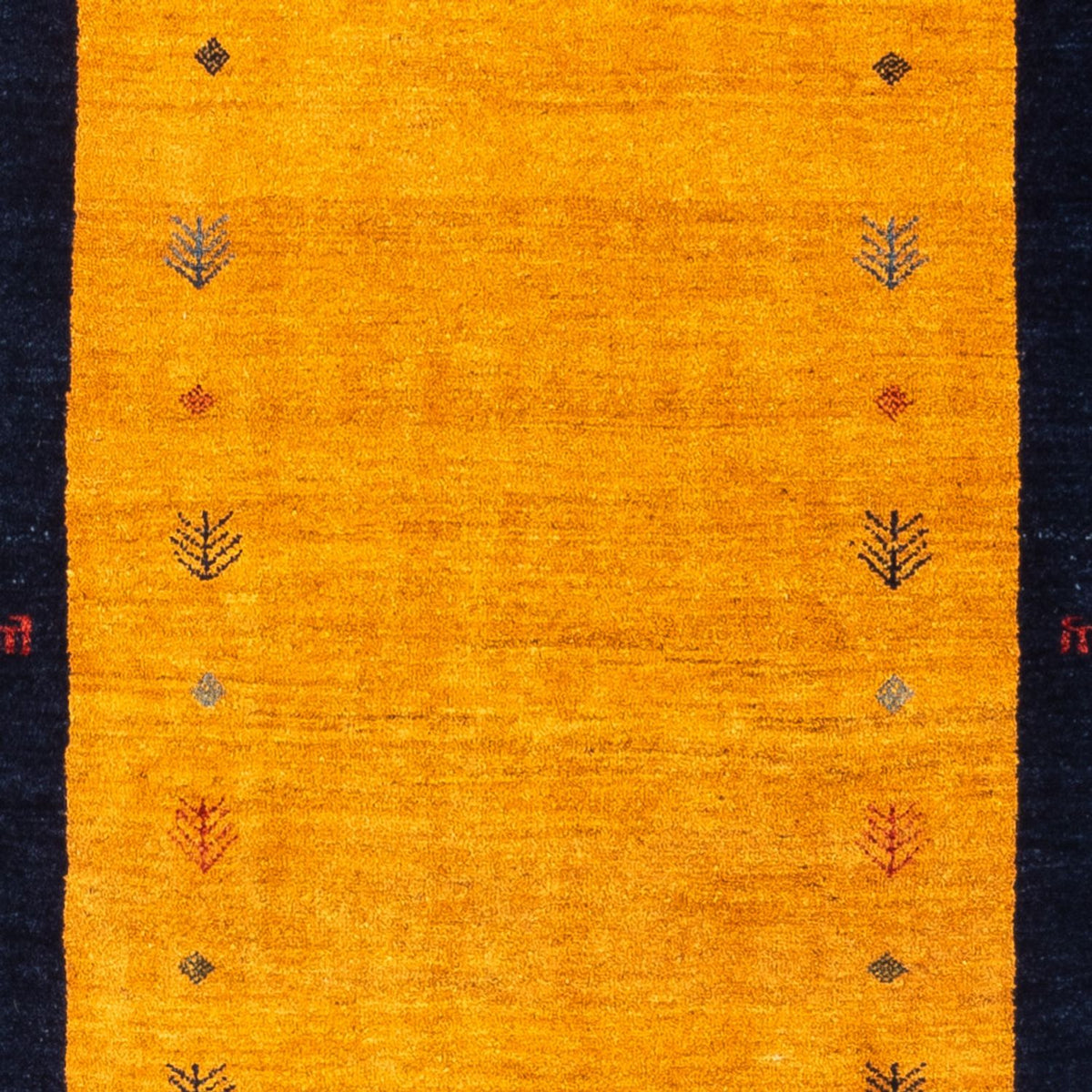 Tapis de couloir Tapis Gabbeh - Persan - 188 x 82 cm - or