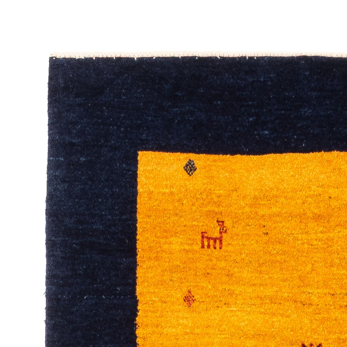 Tapis de couloir Tapis Gabbeh - Persan - 188 x 82 cm - or