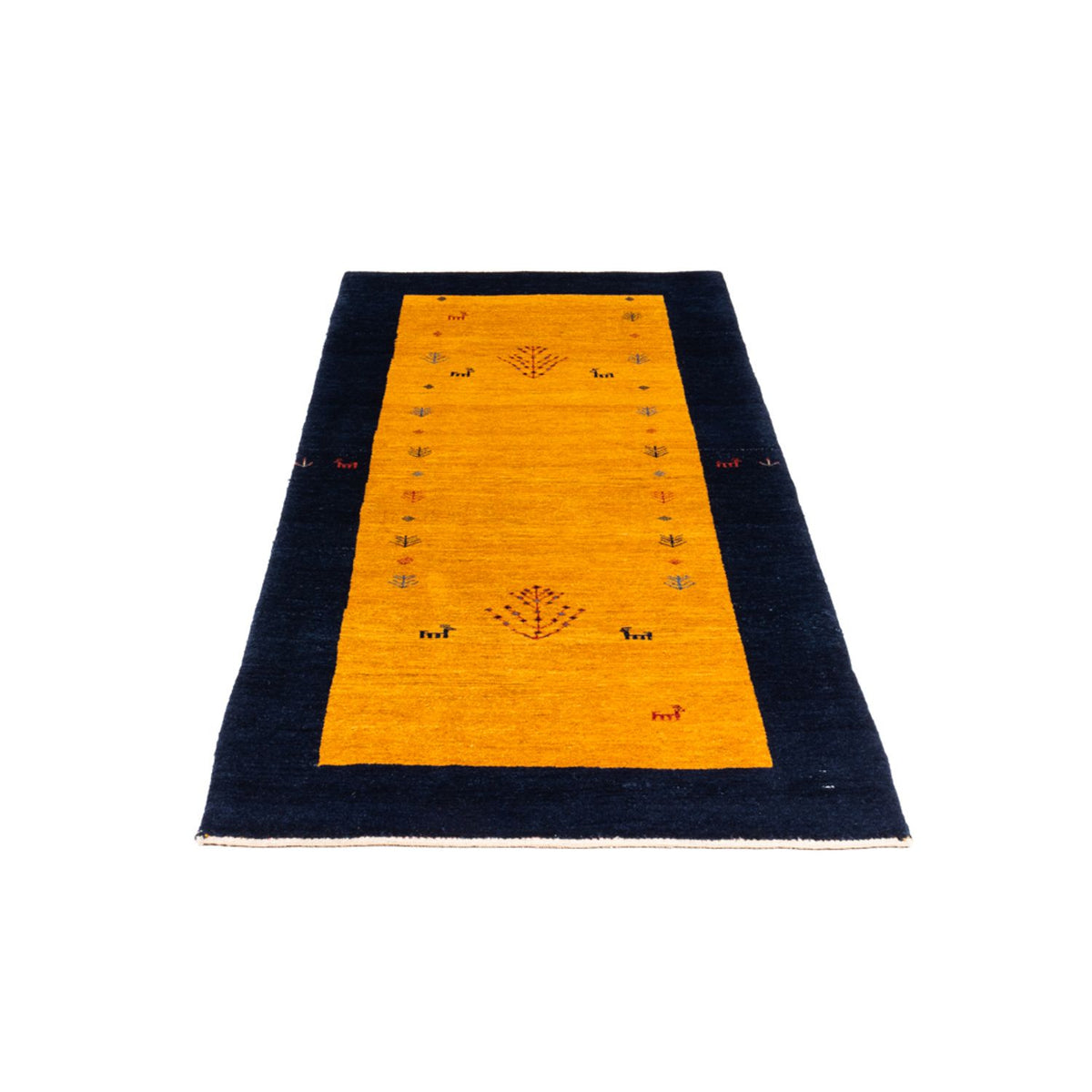 Tapis de couloir Tapis Gabbeh - Persan - 188 x 82 cm - or