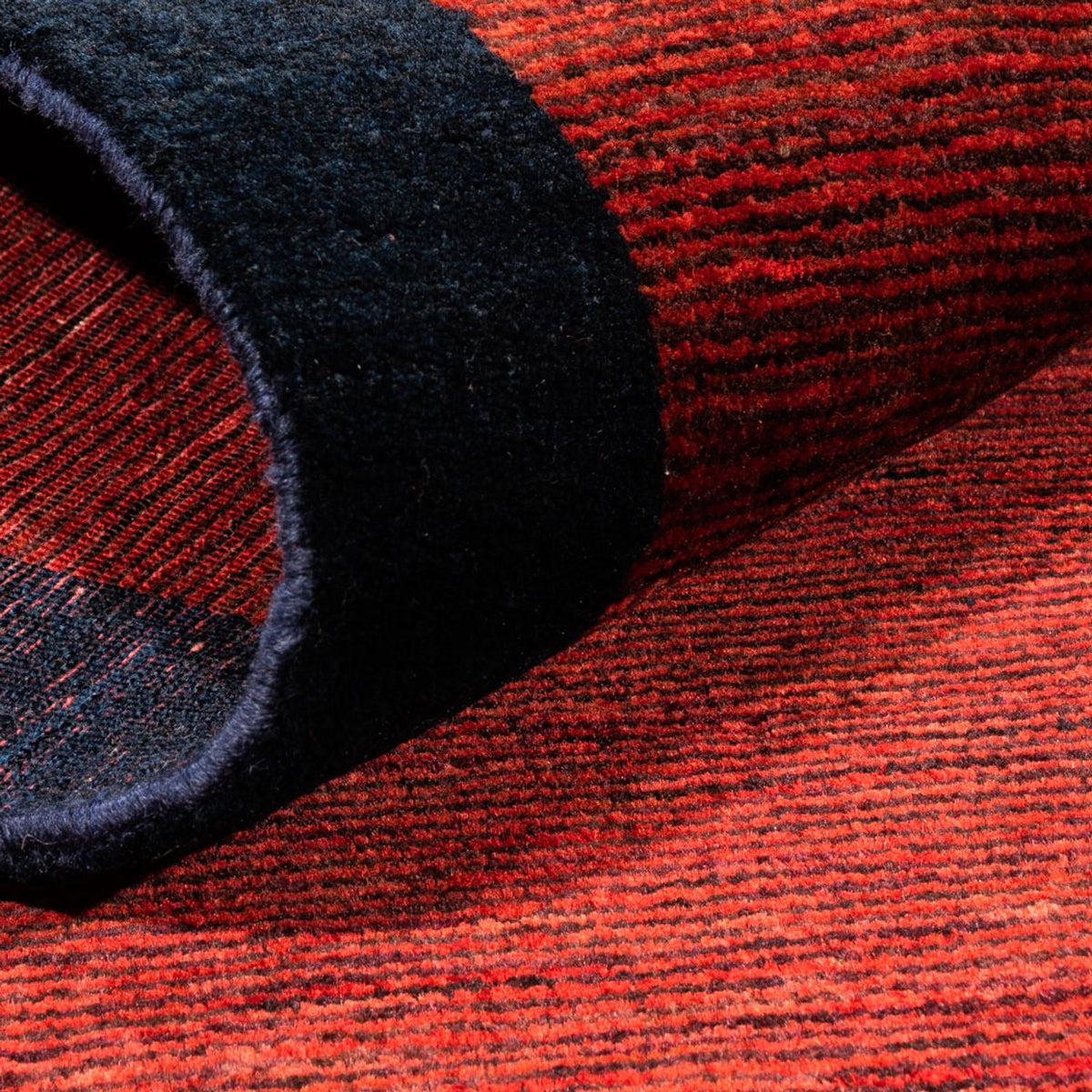 Tapis de couloir Tapis Gabbeh - Persan - 193 x 80 cm - rouge vin