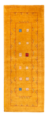 Tapis de couloir Tapis Gabbeh - Persan - 204 x 84 cm - or