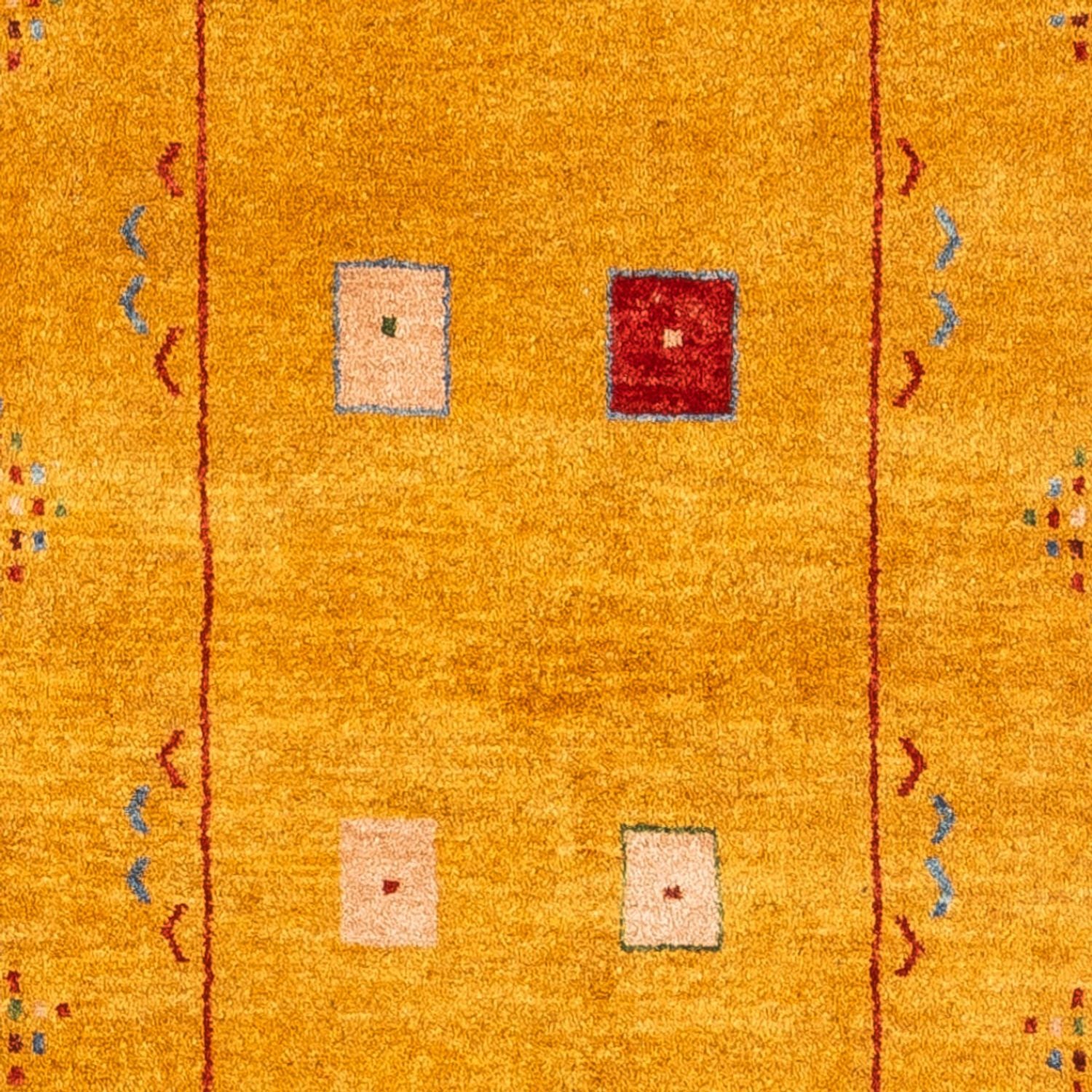 Tapis de couloir Tapis Gabbeh - Persan - 204 x 84 cm - or