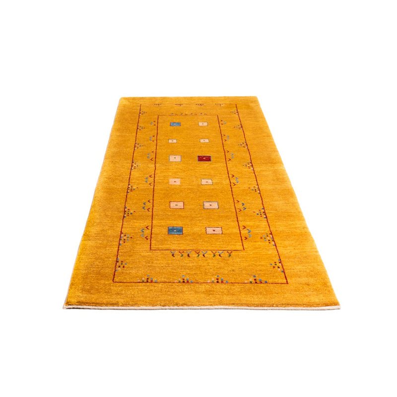 Tapis de couloir Tapis Gabbeh - Persan - 204 x 84 cm - or