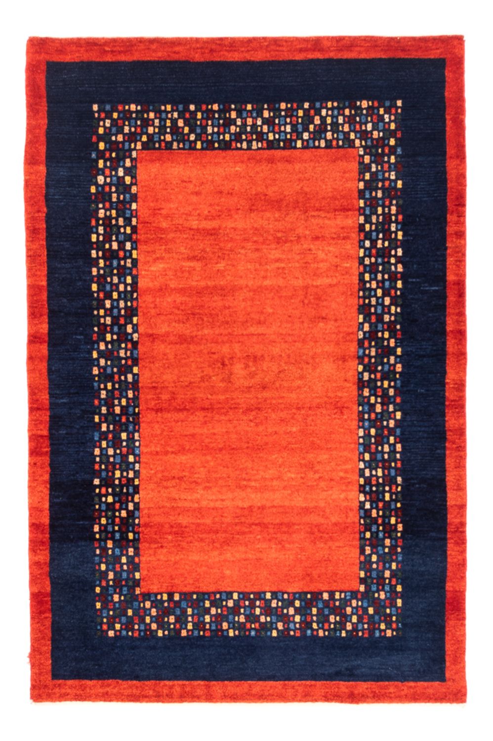Tapis Gabbeh - Persan - 152 x 101 cm - rouge