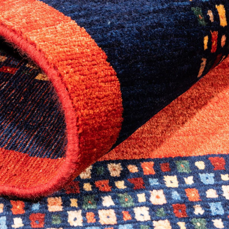 Tapis Gabbeh - Persan - 152 x 101 cm - rouge