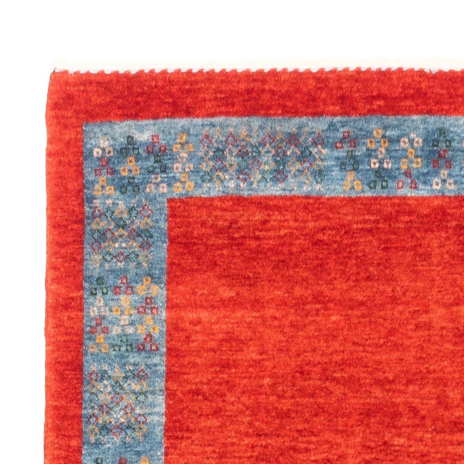 Tapis Gabbeh - Persan - 145 x 99 cm - rouge