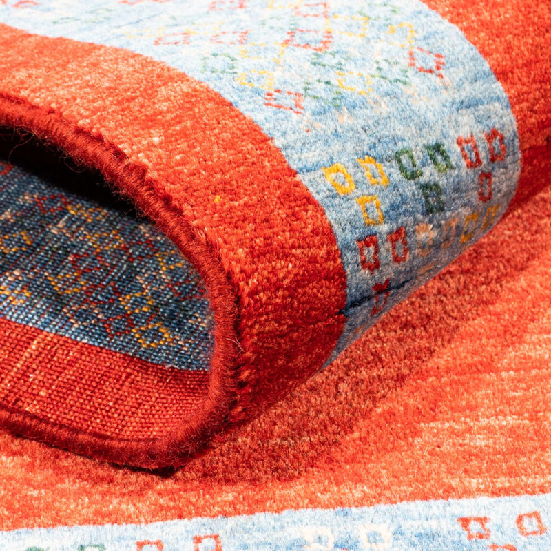 Tapis Gabbeh - Persan - 145 x 99 cm - rouge