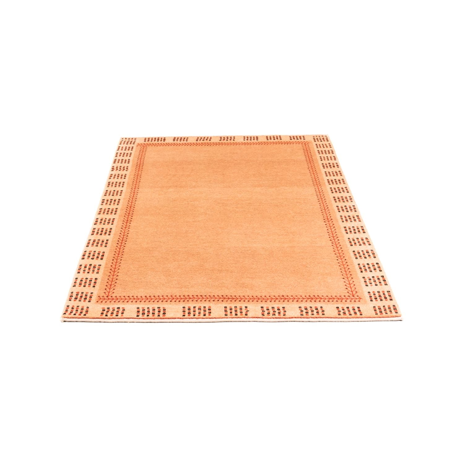Tapis Gabbeh - Persan - 144 x 100 cm - saumon