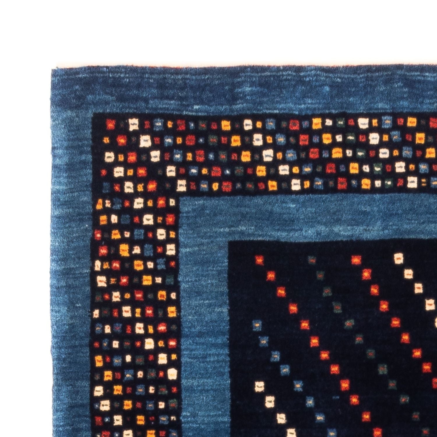 Tapis Gabbeh - Persan - 150 x 100 cm - bleu
