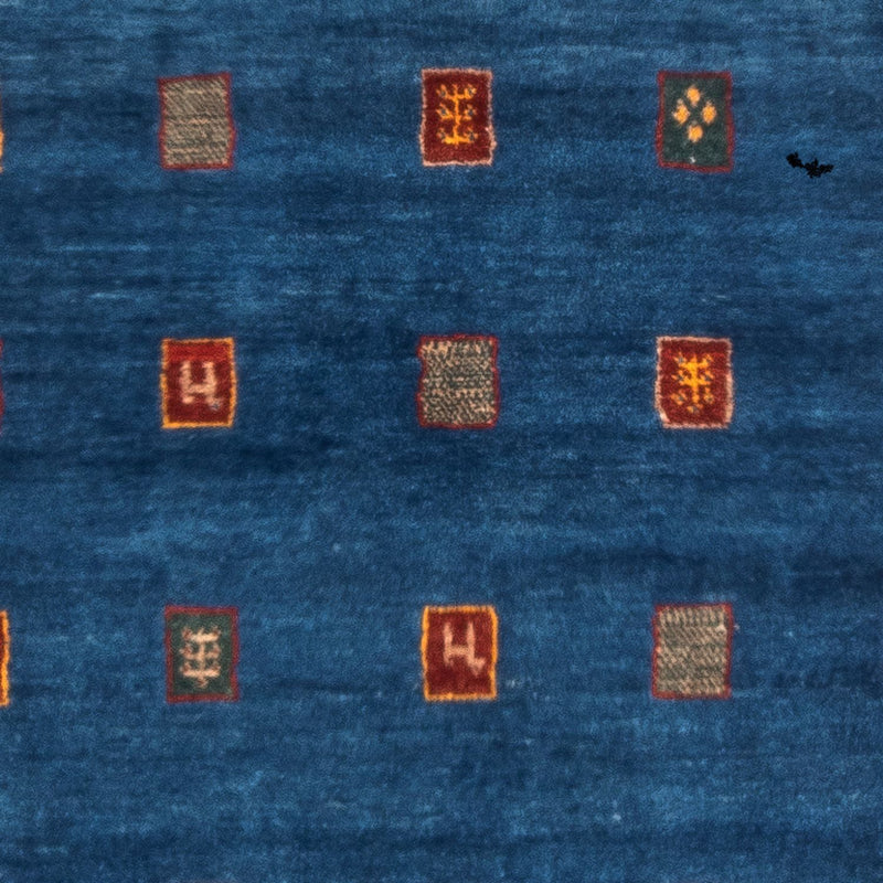 Tapis Gabbeh - Persan - 149 x 80 cm - bleu