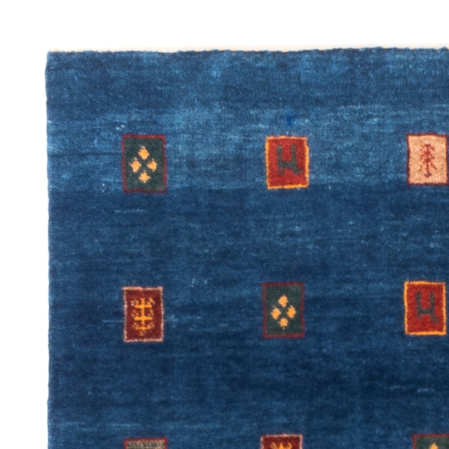 Tapis Gabbeh - Persan - 149 x 80 cm - bleu