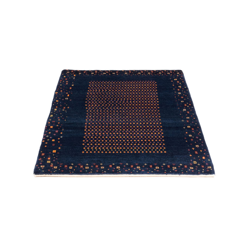 Tapis Gabbeh - Persan - 128 x 82 cm - bleu foncé