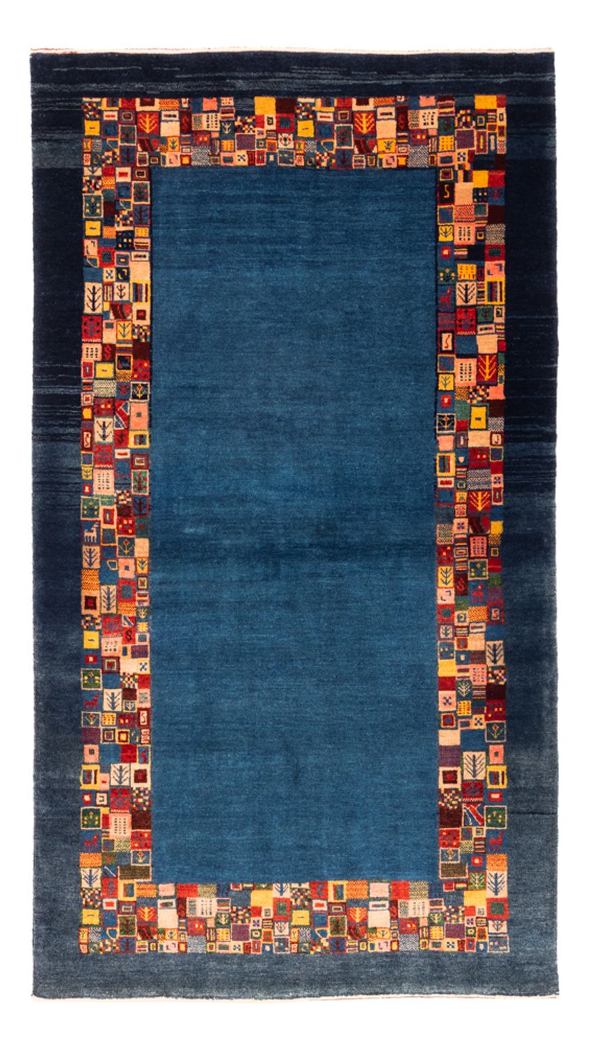 Tapis Gabbeh - Persan - 190 x 110 cm - bleu