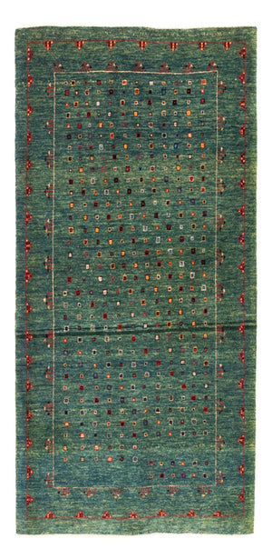 Tapis Gabbeh - Persan - 163 x 84 cm - vert