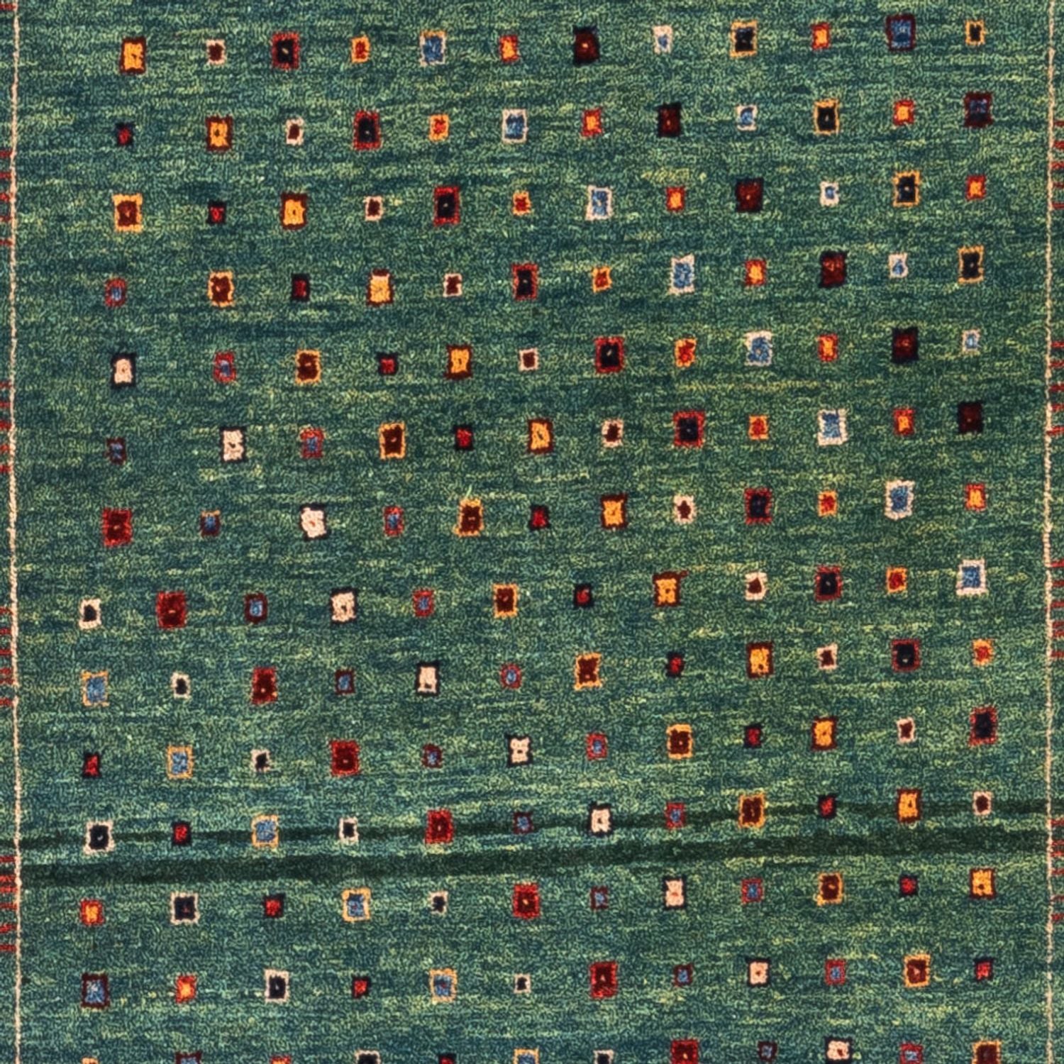 Tapis Gabbeh - Persan - 163 x 84 cm - vert