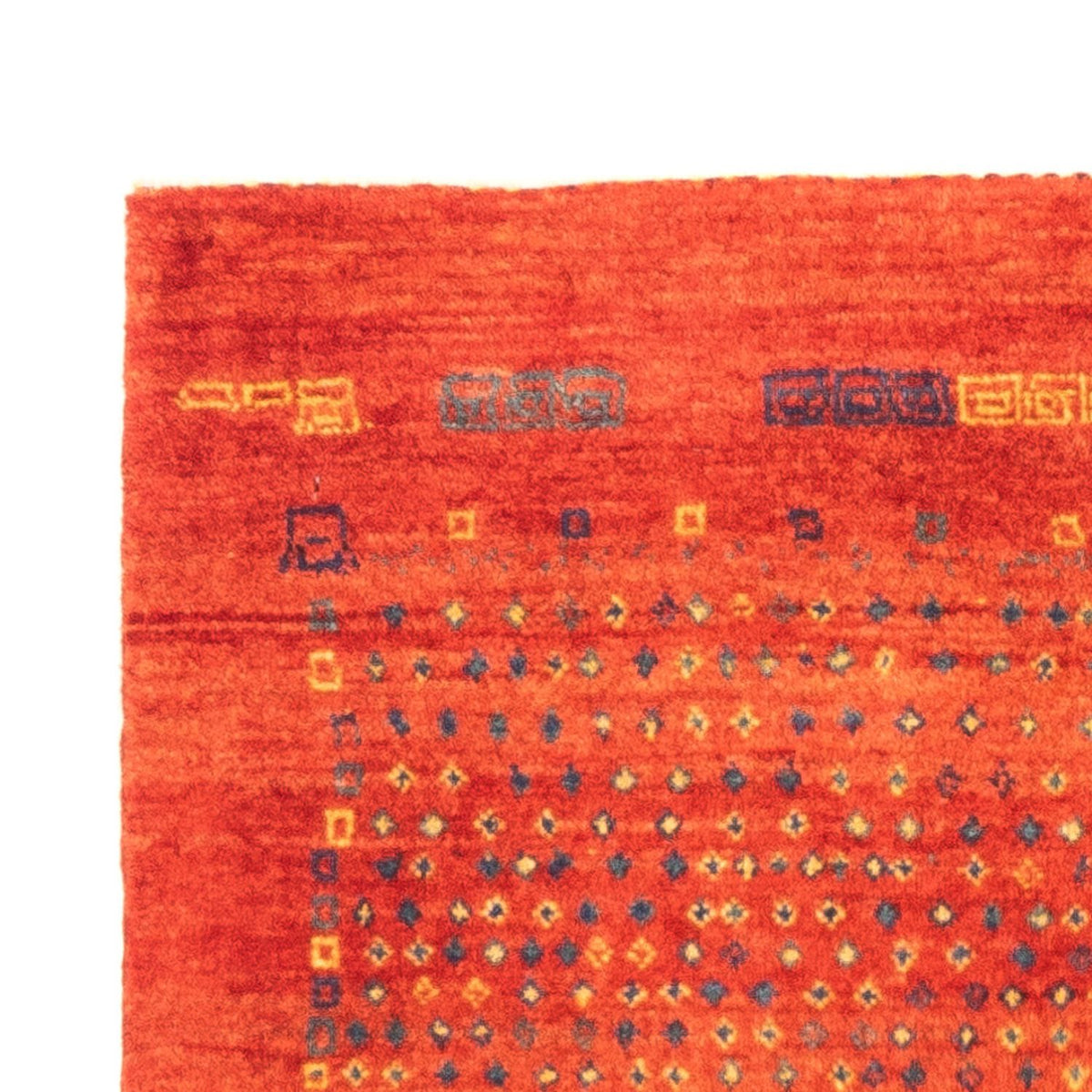 Tapis Gabbeh - Persan - 128 x 80 cm - rouge