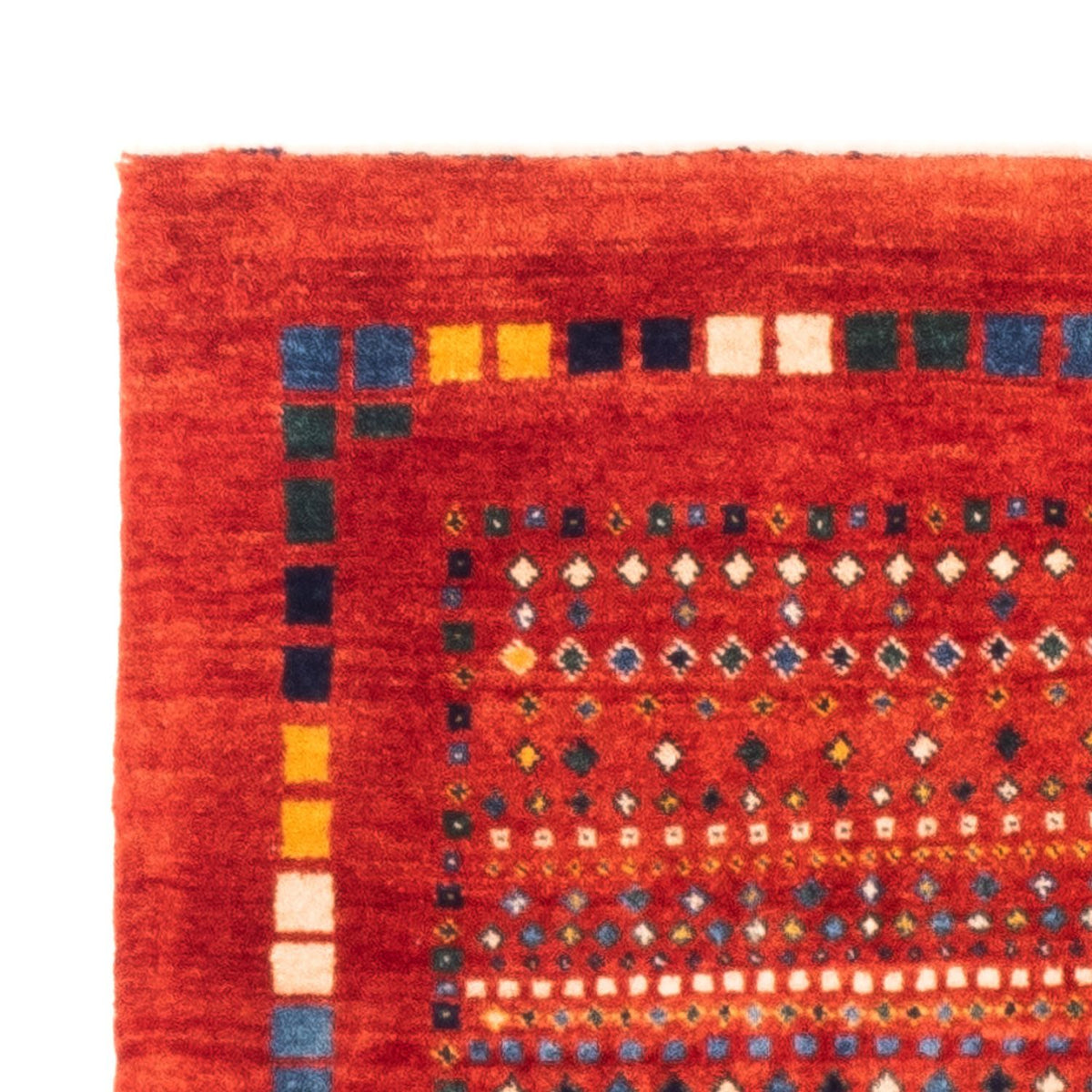 Tapis Gabbeh - Persan - 144 x 80 cm - rouge