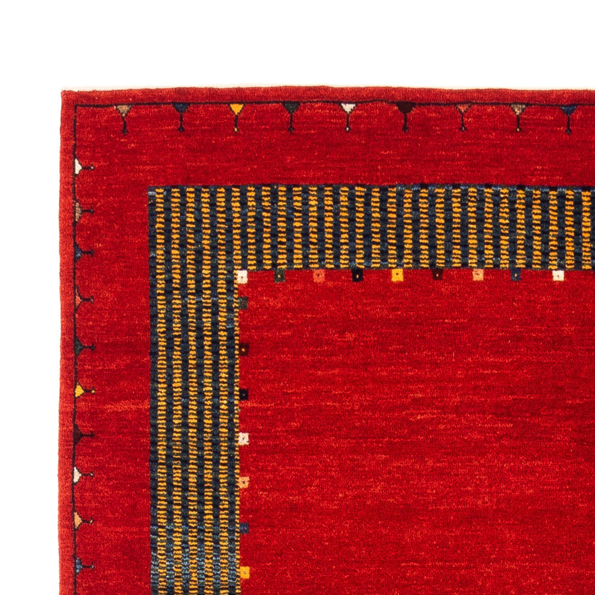 Tapis Gabbeh - Persan - 185 x 122 cm - rouge