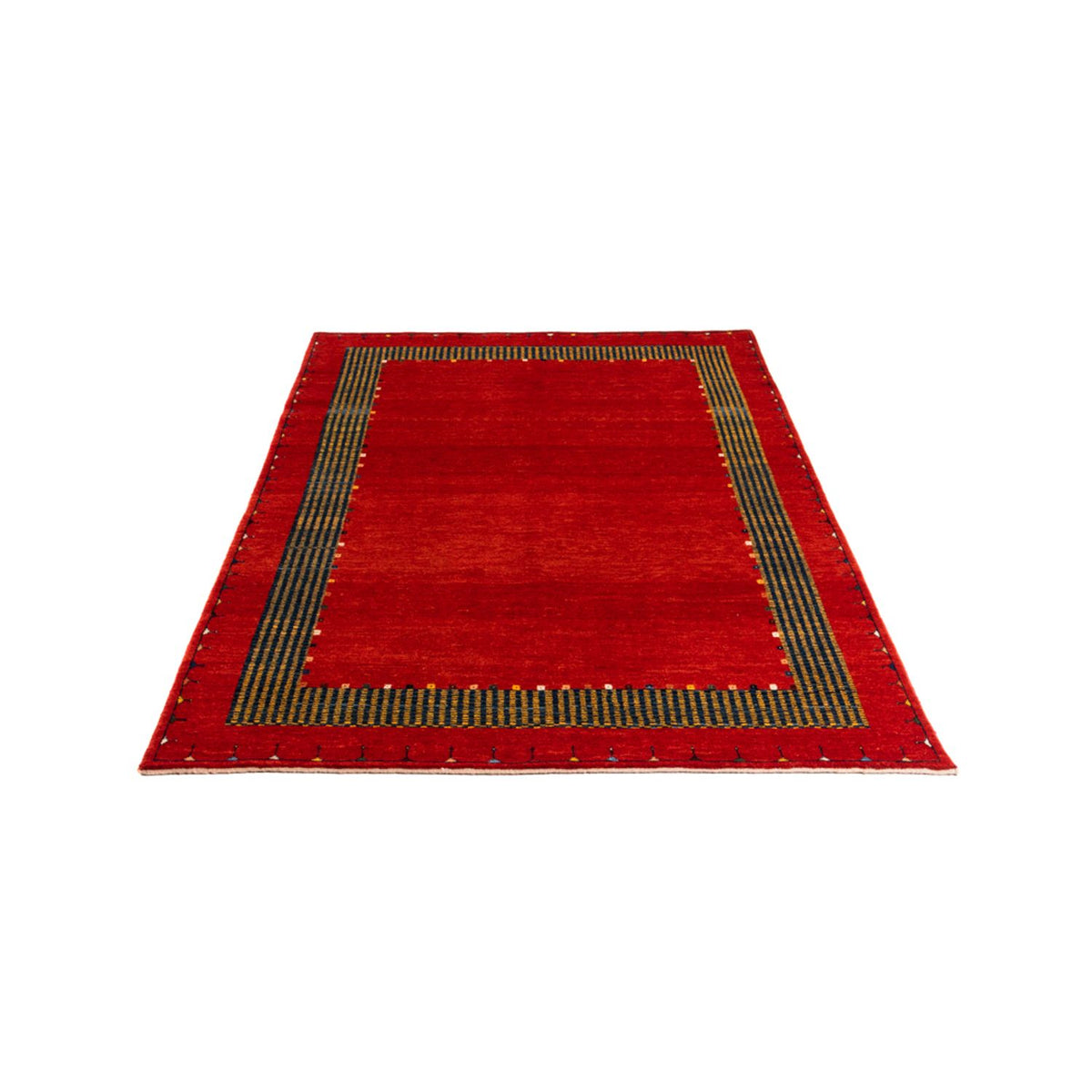 Tapis Gabbeh - Persan - 185 x 122 cm - rouge