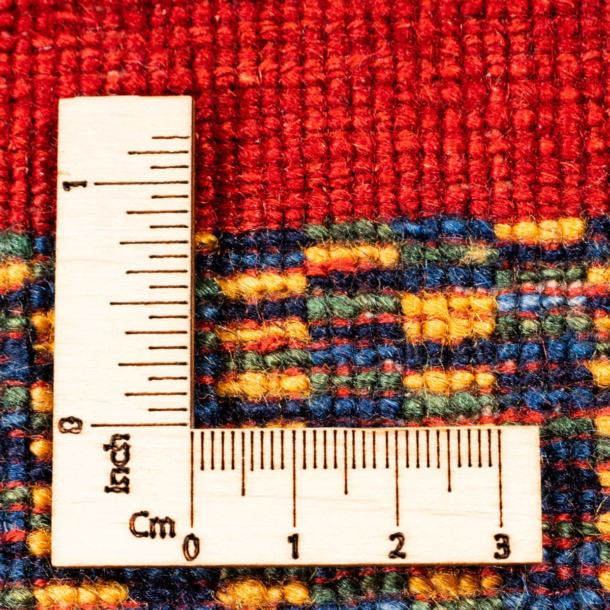 Tapis Gabbeh - Persan - 185 x 122 cm - rouge