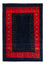 Tapis Gabbeh - Persan - 176 x 123 cm - bleu foncé
