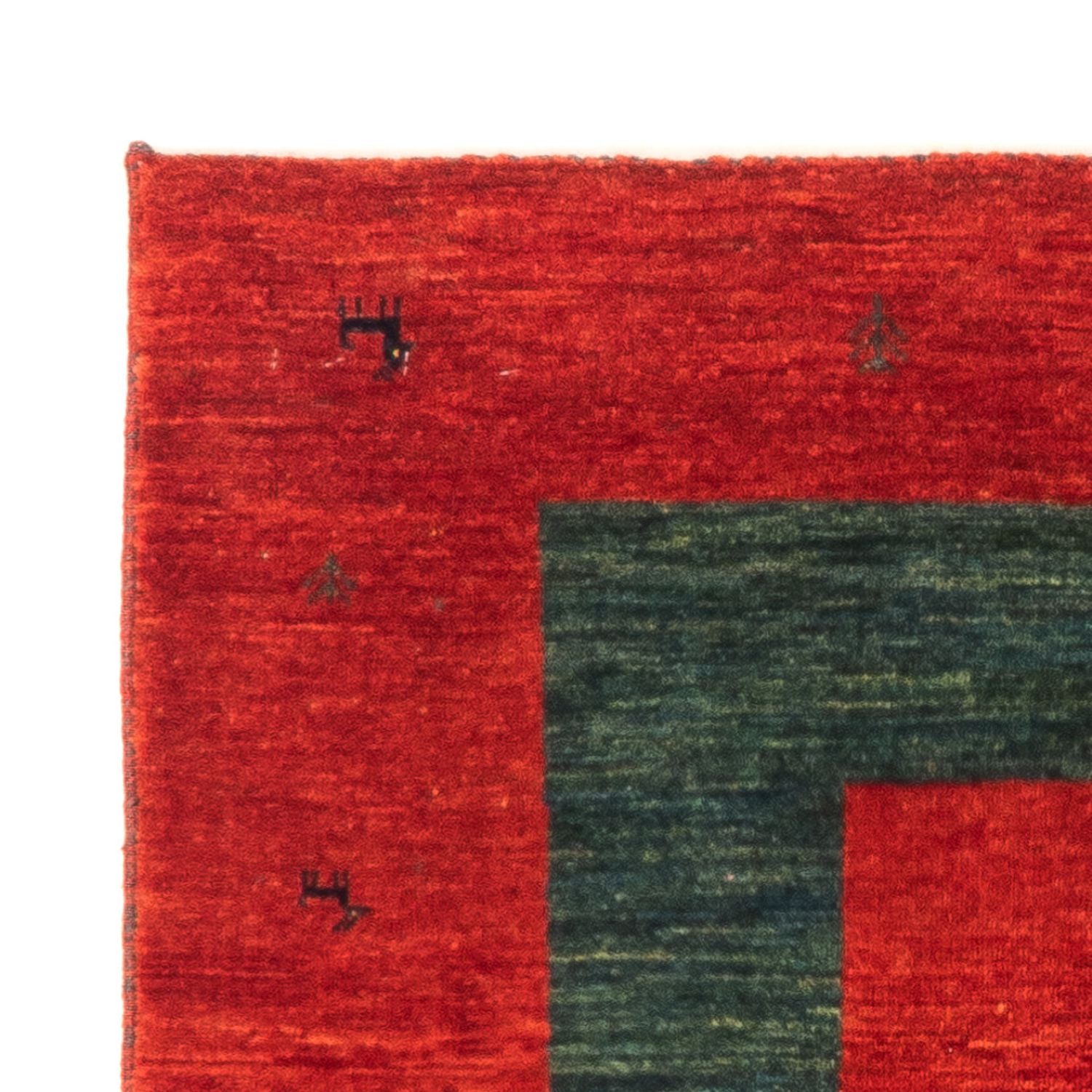 Tapis Gabbeh - Persan - 122 x 78 cm - rouge