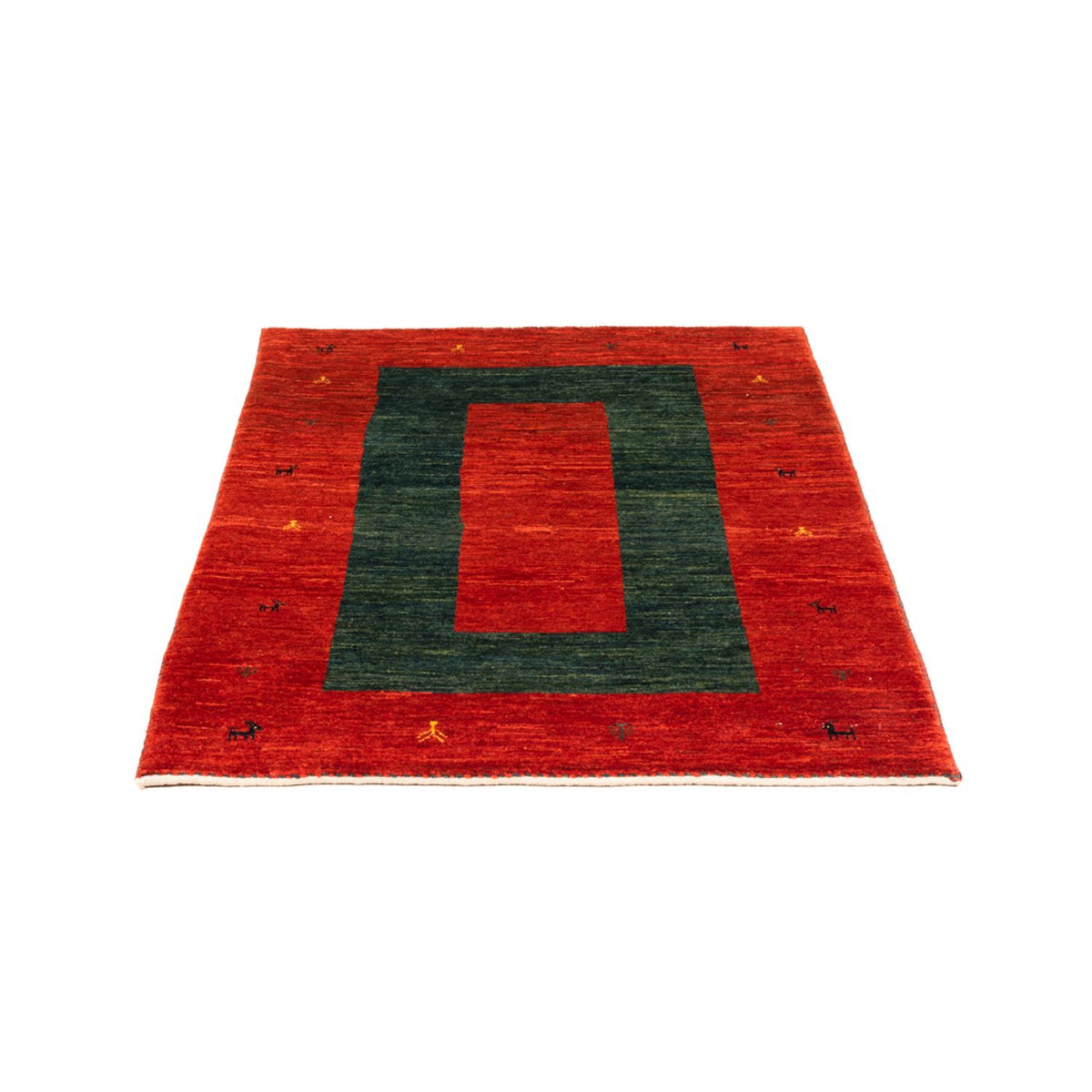 Tapis Gabbeh - Persan - 122 x 78 cm - rouge