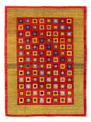 Tapis Gabbeh - Persan - 242 x 186 cm - rouge