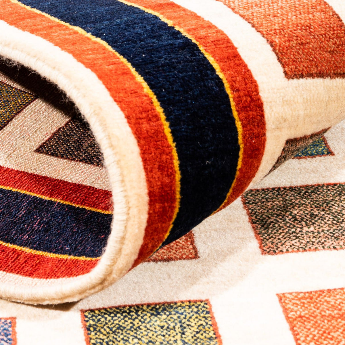 Tapis Gabbeh - Persan - 204 x 133 cm - crème