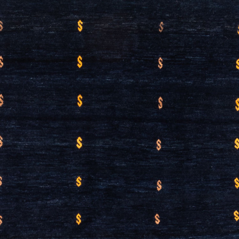 Tapis Gabbeh - Persan - 200 x 146 cm - bleu foncé
