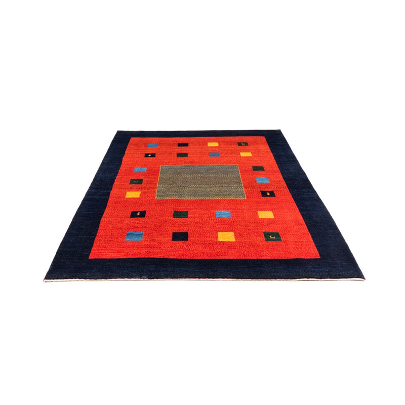 Tapis Gabbeh - Persan - 255 x 178 cm - rouge