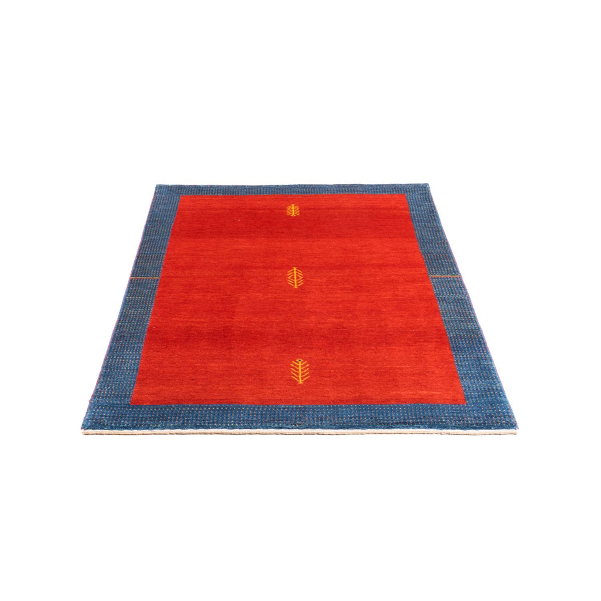 Tapis Gabbeh - Persan - 148 x 100 cm - rouge