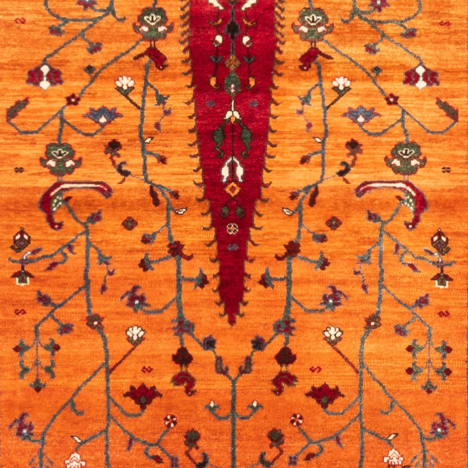 Tapis Gabbeh - Persan - 155 x 100 cm - or