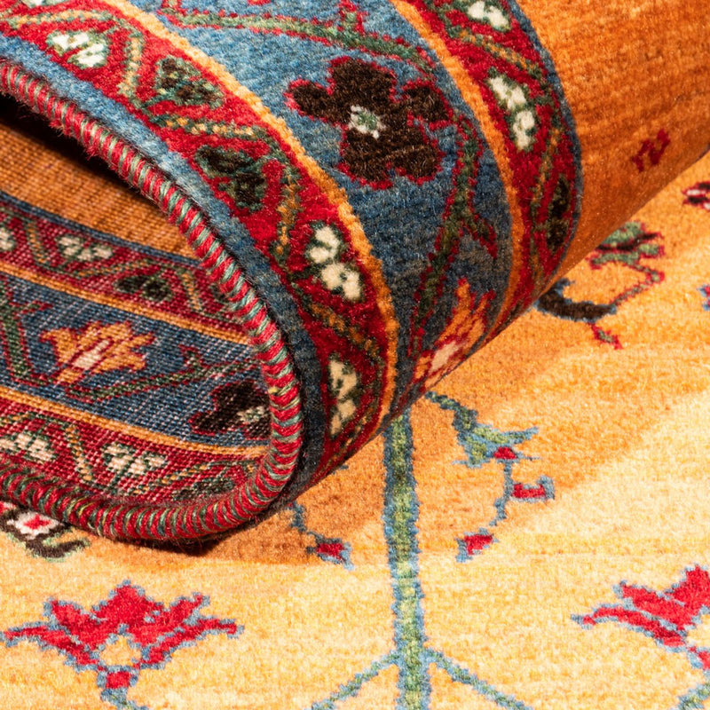 Tapis Gabbeh - Persan - 155 x 100 cm - or