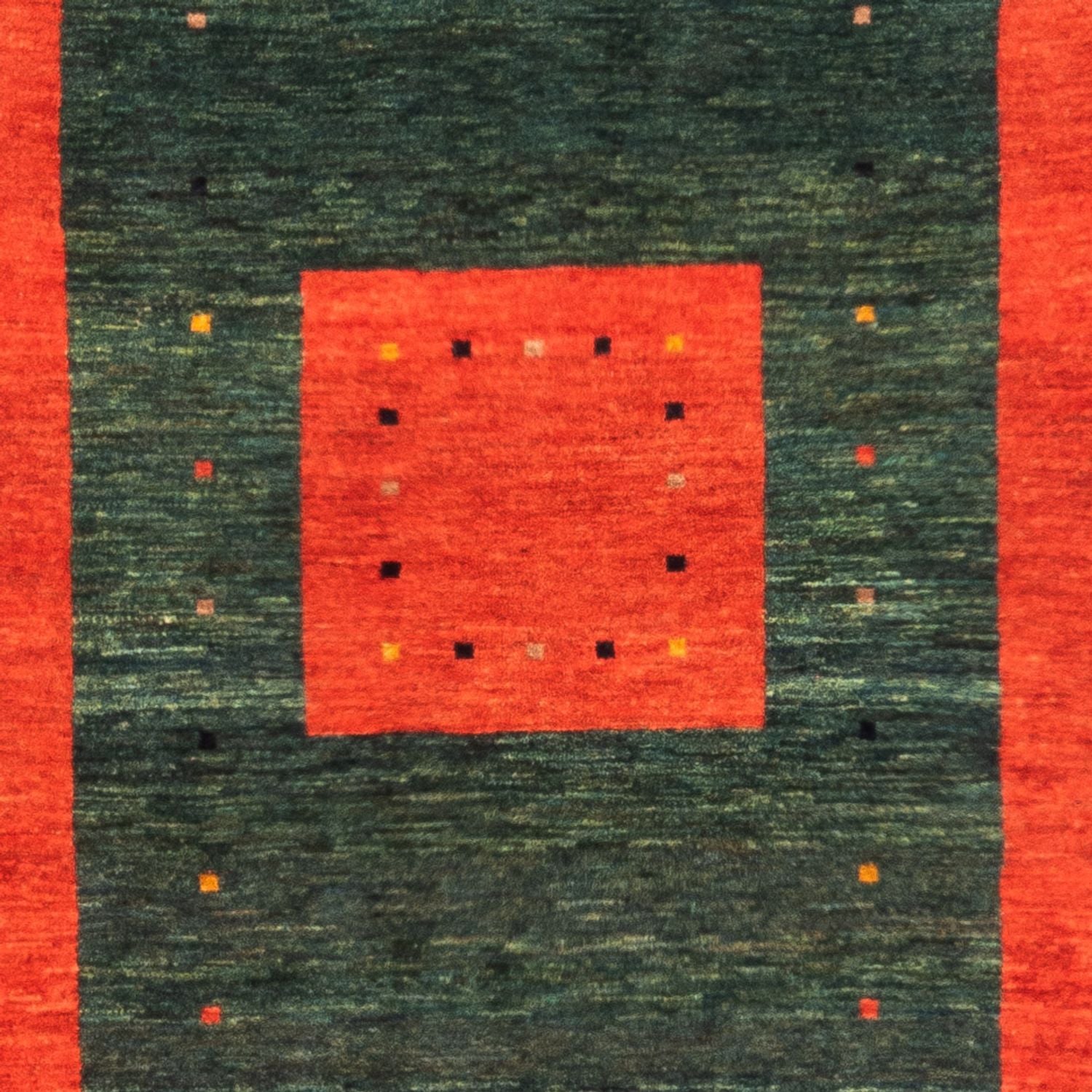 Tapis Gabbeh - Persan - 165 x 103 cm - vert