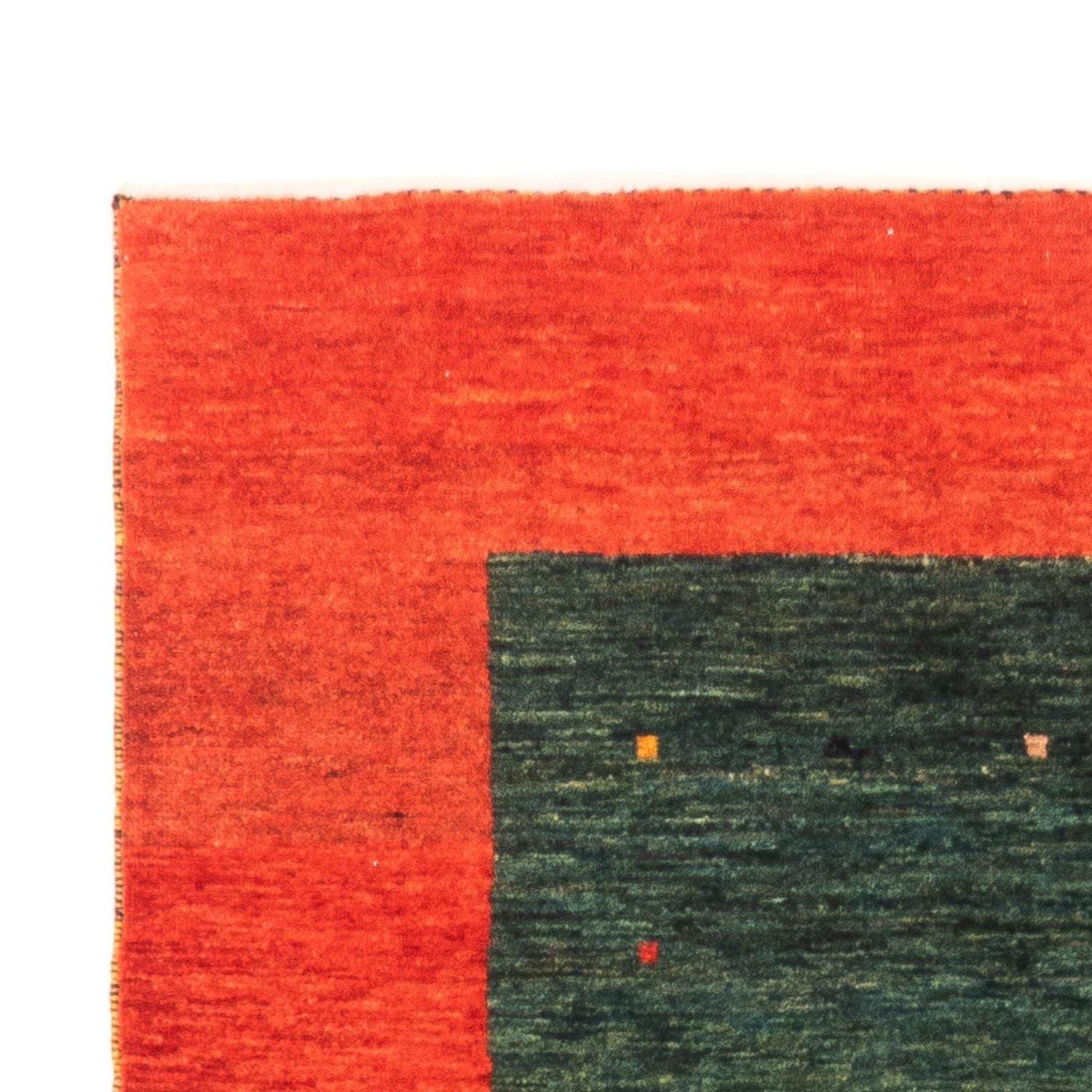 Tapis Gabbeh - Persan - 165 x 103 cm - vert