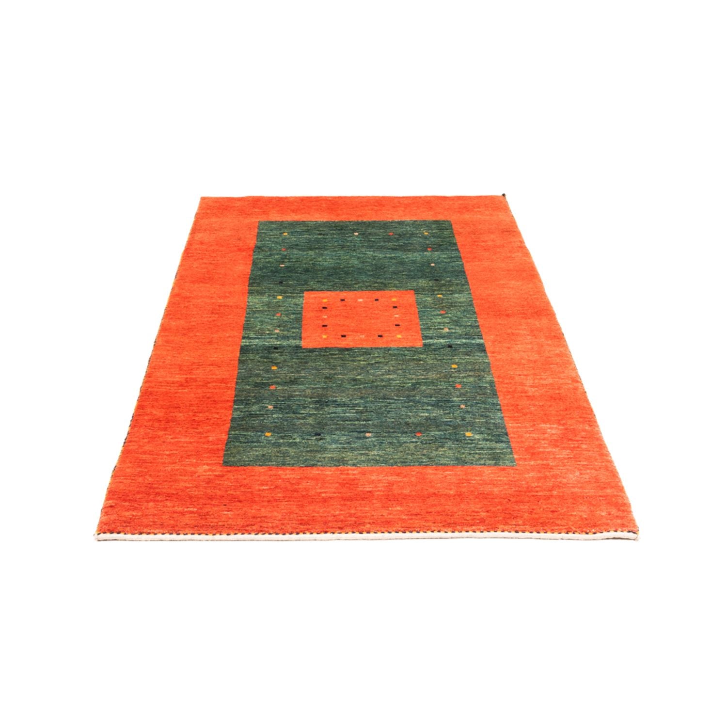 Tapis Gabbeh - Persan - 165 x 103 cm - vert