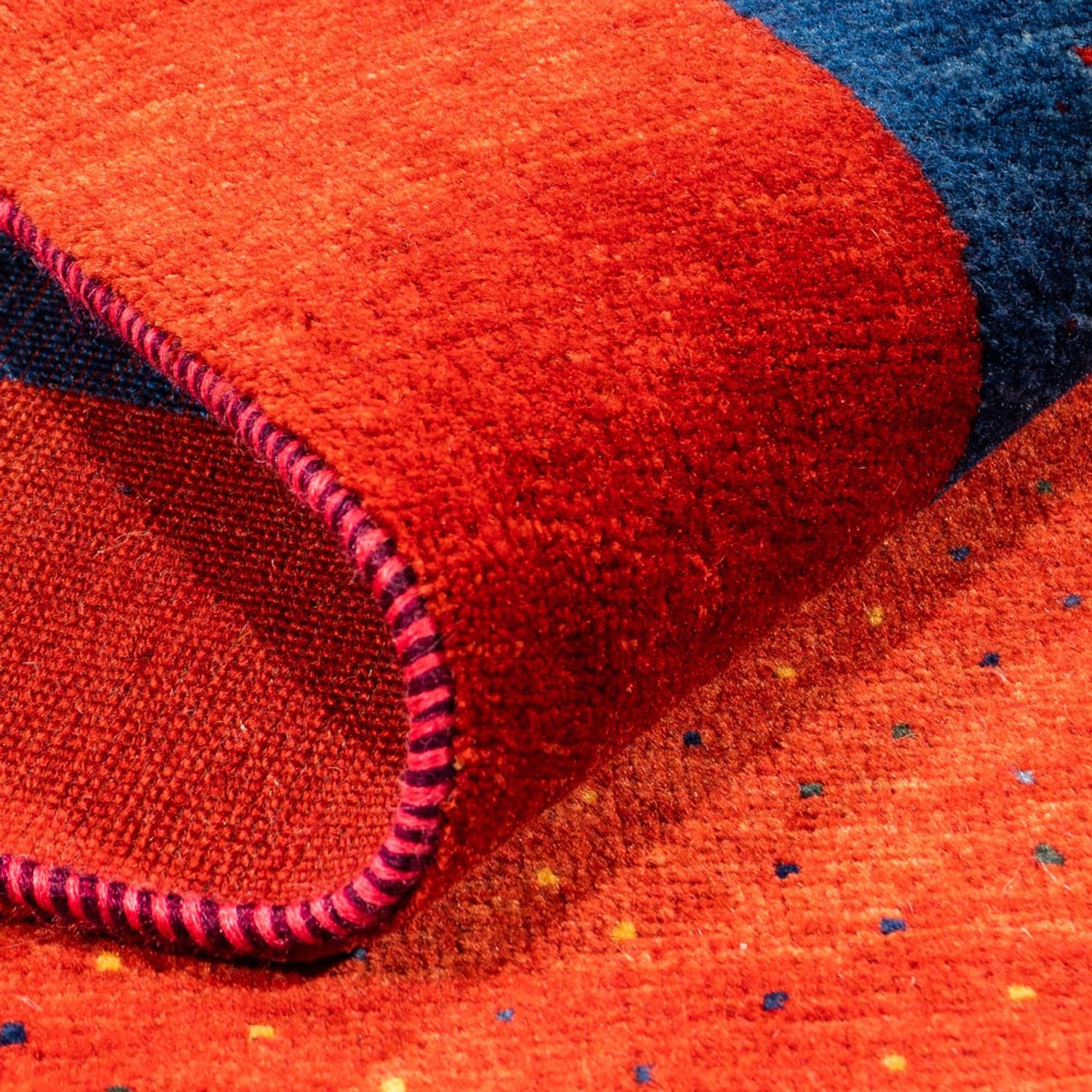 Tapis Gabbeh - Persan - 158 x 103 cm - rouge